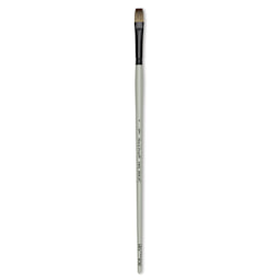 Silver Brush Black Pearl Synthetic Brush - Series 6402, Bright, Size 6, Long Handle