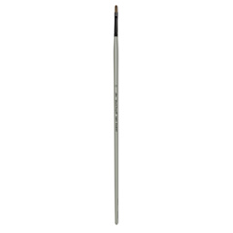 Silver Brush Black Pearl Synthetic Brush - Series 6403, Filbert, Size 0, Long Handle