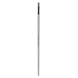 Silver Brush Black Pearl Synthetic Brush - Series 6403, Filbert, Size 2, Long Handle
