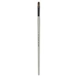 Silver Brush Black Pearl Synthetic Brush - Series 6403, Filbert, Size 4, Long Handle