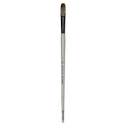 Silver Brush Black Pearl Synthetic Brush - Series 6403, Filbert, Size 8, Long Handle