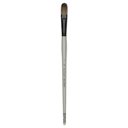 Silver Brush Black Pearl Synthetic Brush - Series 6403, Filbert, Size 10, Long Handle
