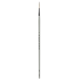 Silver Brush Black Pearl Synthetic Brush - Series 6407, Script Liner, Size 4, Long Handle