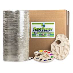 Toss Paint Plates Disposable Palettes - Class Pack of 400