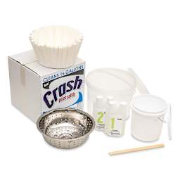 Golden Crash Paint Solids Waste Water Cleaning System Solutions Kit