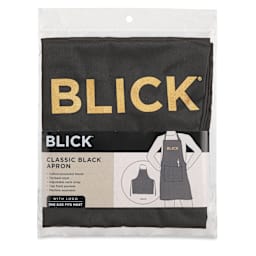 Blick Classic Black Apron with Logo front of package