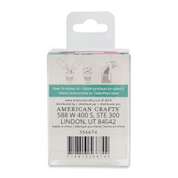 American Crafts Color Pour Resin Pouring Cup (back of package)