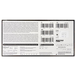 Montana Nitrile Gloves - Small, Pkg of 100 Pairs, back of the packaging.