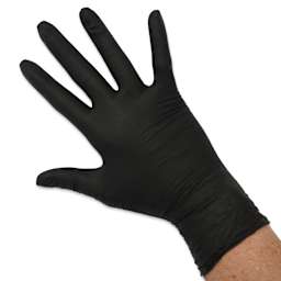 Montana Nitrile Gloves - Small, Pkg of 100 Pairs, hand inside single glove