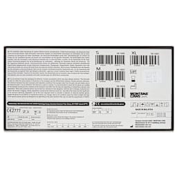 Montana Nitrile Gloves - Medium, Pkg of 100 Pairs, back of the packaging