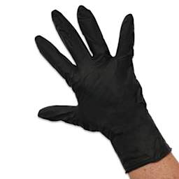 Montana Nitrile Gloves - X-Large, Pkg of 100 Pairs, hand in single glove