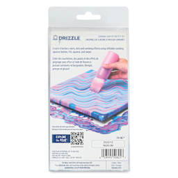 FolkArt Drizzle Combing Squeeze Bottle - Set of 2, back of the packaging