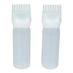 FolkArt Drizzle Combing Squeeze Bottle - Set of 2, laid out