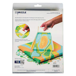 FolkArt Drizzle Flat Pan and Swipe Tools - Set of 2, back of the packaging