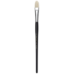 Utrecht Natural Chungking Pure Bristle Brush - Filbert, Size 10, Long Handle