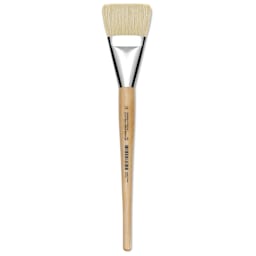 Utrecht Rhenish Pure Hog Bristle Brush - Bright, Size 22, Long Handle (full length)