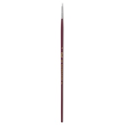 Utrecht Series 233 White Nylon Sable Round Brush - Size 4, Long Handle