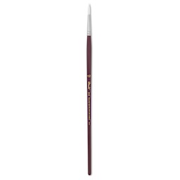 Utrecht Series 233 White Nylon Sable Round Brush - Size 12, Long Handle