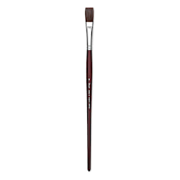 Utrecht Tuscan Synthetic Flat - Size 8, Long Handle