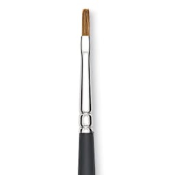 Blick Masterstroke Finest Red Sable Brush - Flat, Size 1, Long Handle close-up