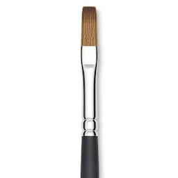 Blick Masterstroke Finest Red Sable Brush - Flat, Size 7, Long Handle close-up