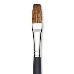 Blick Masterstroke Finest Red Sable Brush - Flat, Size 14, Long Handle close-up