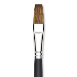 Blick Masterstroke Finest Red Sable Brush - Flat, Size 16, Long Handle close-up