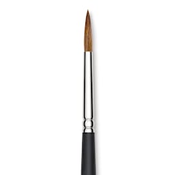 Blick Masterstroke Finest Red Sable Brush - Round, Size 12, Long Handle close-up