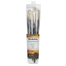 Princeton Series 6300 Dakota Synthetic Bristle Brush - Set of 4 (Outside of Packaging)