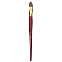 Blick Master Synthetic Kolinsky Brush - Long Handle, Filbert, Size 22