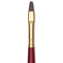 Blick Master Synthetic Kolinsky Brush - Long Handle, Bright, Size 8, close-up