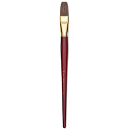 Blick Master Synthetic Kolinsky Brush - Long Handle, Flat, Size 24