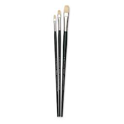Winsor & Newton Winton Hog Bristle Brushes - Assorted, Pkg of 3