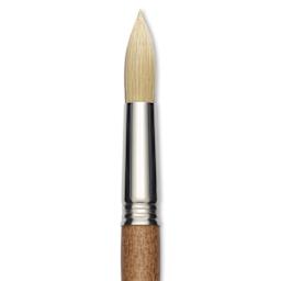 Escoda Futura Synthetic Bristle Brush - Series 5400, Round, Size 20, Long Handle, close-up