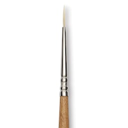 Escoda Futura Synthetic Bristle Brush - Series 5400, Round, Size 2/0, Long Handle, close-up