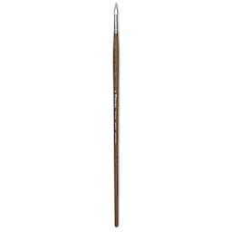 Escoda Futura Synthetic Bristle Brush - Series 5410, Short Filbert, Size 4, Long Handle