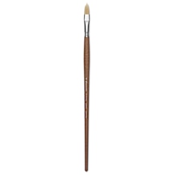 Escoda Futura Synthetic Bristle Brush - Series 5414, Filbert, Size 12, Long Handle