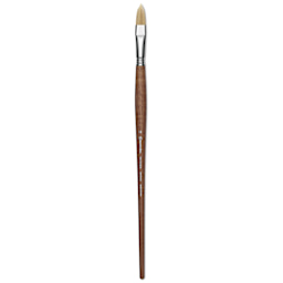 Escoda Futura Synthetic Bristle Brush - Series 5414, Filbert, Size 14, Long Handle
