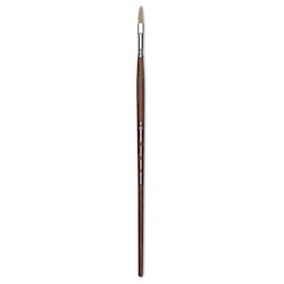 Escoda Futura Synthetic Bristle Brush - Series 5418, Long Filbert, Size 8, Long Handle