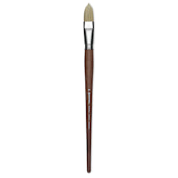 Escoda Futura Synthetic Bristle Brush - Series 5418, Long Filbert, Size 20, Long Handle