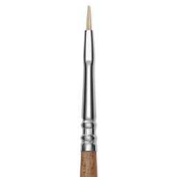 Escoda Futura Synthetic Bristle Brush - Series 5420, Bright, Size 0, Long Handle, close-up