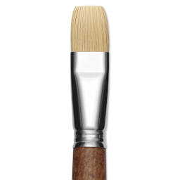 Escoda Futura Synthetic Bristle Brush - Series 5420, Bright, Size 22, Long Handle, close-up