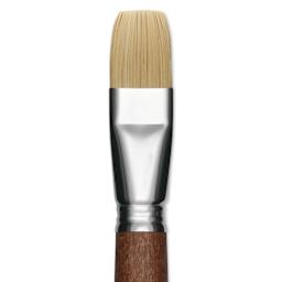 Escoda Futura Synthetic Bristle Brush - Series 5420, Bright, Size 24, Long Handle, close-up