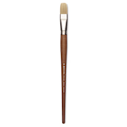 Escoda Futura Synthetic Bristle Brush - Series 5424, Flat, Size 20, Long Handle