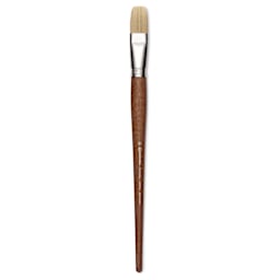 Escoda Futura Synthetic Bristle Brush - Series 5424, Flat, Size 22, Long Handle