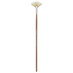 Escoda Futura Synthetic Bristle Brush - Series 5430, Fan, Size 2, Long Handle