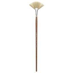 Escoda Futura Synthetic Bristle Brush - Series 5430, Fan, Size 6, Long Handle