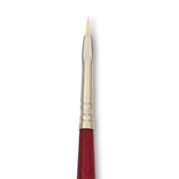 Escoda Marfil Synthetic Bristle Brushes - Series 4450 Bright, Size 1, Long Handle, close-up