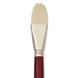 Escoda Marfil Synthetic Bristle Brushes - Series 4450 Bright, Size 26, Long Handle, close-up