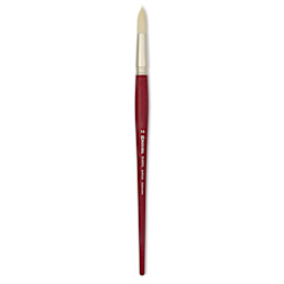 Escoda Marfil Synthetic Bristle Brushes - Series 4475 Round, Size 18, Long Handle